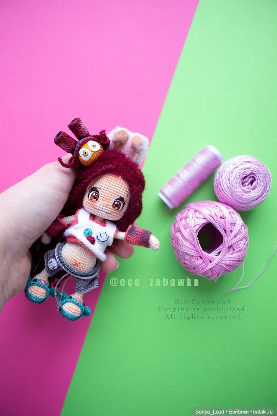 Вязанные куклы автора Eco Zabawka (Katerina Lukashuk) / Author's crocheted dolls by Eco Zabawka (Katerina Lukashuk) (фото 4)
