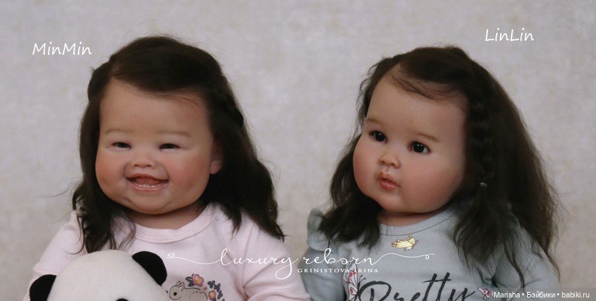 Min-Min и Lin-Lin скульптора Ping Lau, автор прототипа Ирина Гринистова