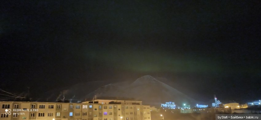 Северное сияние. Прямо из окна кухни :)) 23.58 (фото 9)