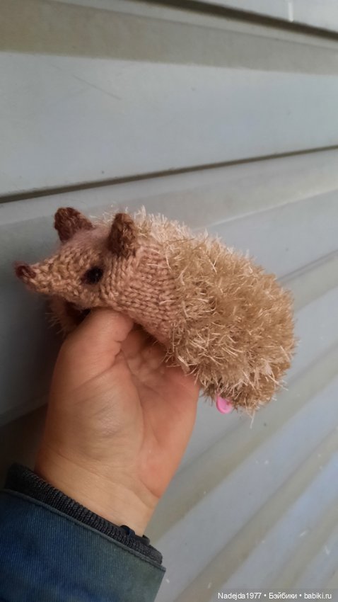Новая работа ёжик — Вязаные игрушки и амигуруми: крючком (фото 2)