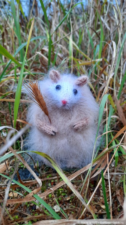 Новая работа хомячки — Вязаные игрушки и амигуруми: крючком (фото 7)