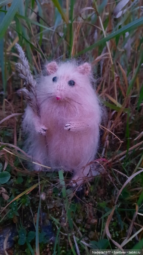 Новая работа хомячки — Вязаные игрушки и амигуруми: крючком