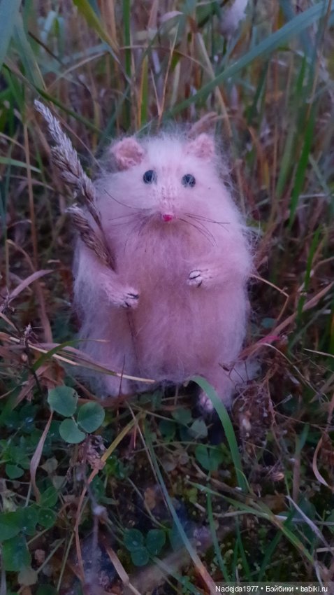 Новая работа хомячки — Вязаные игрушки и амигуруми: крючком