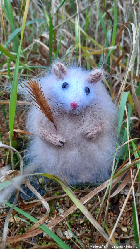 Новая работа хомячки — Вязаные игрушки и амигуруми: крючком (фото 8)