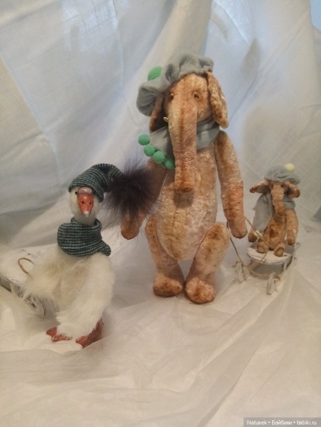 Зимние забавы — Авторские мишки Тедди и друзья: фото (фото 4)