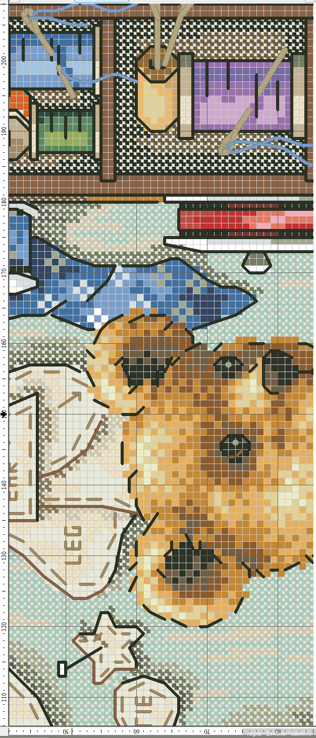 Мишка Тедди крестиком — Схемы вышивки крестом: фото узоров