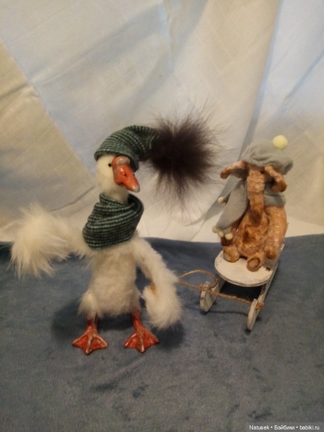 Зимние забавы — Авторские мишки Тедди и друзья: фото (фото 10)