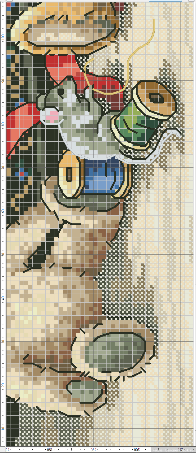 Мишка Тедди крестиком — Схемы вышивки крестом: фото узоров (фото 10)