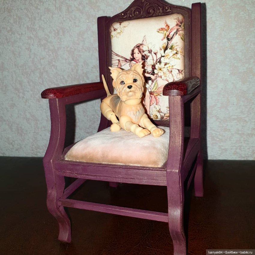 Новое кресло — Мебель для кукол и домиков: фото