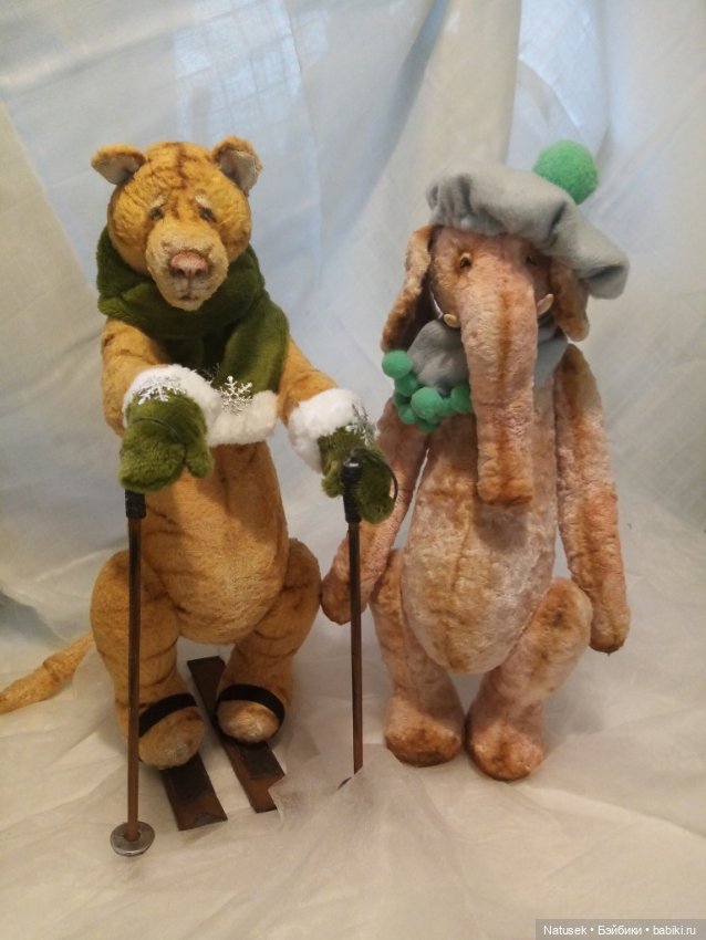 Зимние забавы — Авторские мишки Тедди и друзья: фото (фото 7)