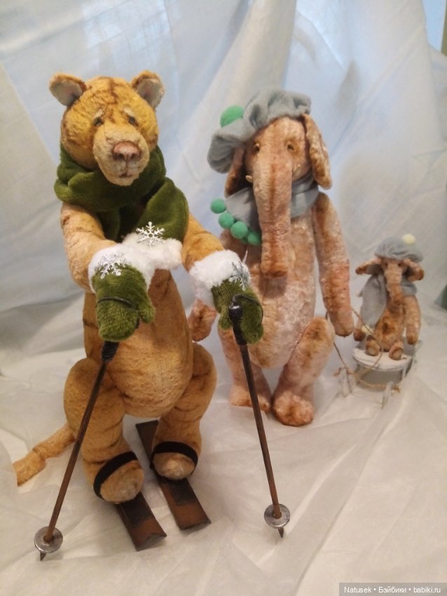 Зимние забавы — Авторские мишки Тедди и друзья: фото (фото 5)