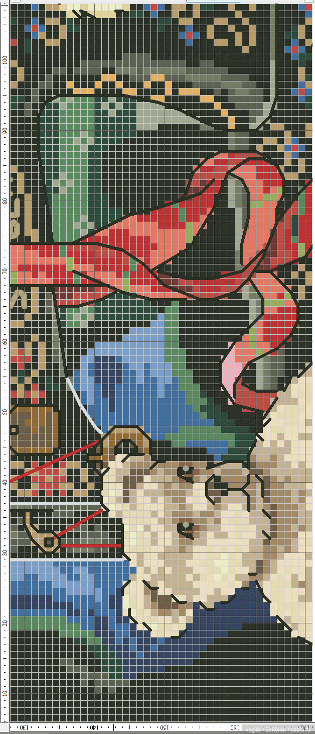 Мишка Тедди крестиком — Схемы вышивки крестом: фото узоров (фото 9)