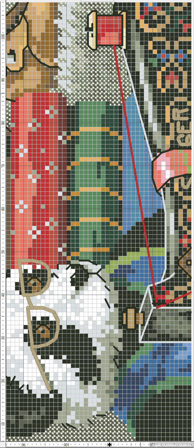 Мишка Тедди крестиком — Схемы вышивки крестом: фото узоров (фото 8)