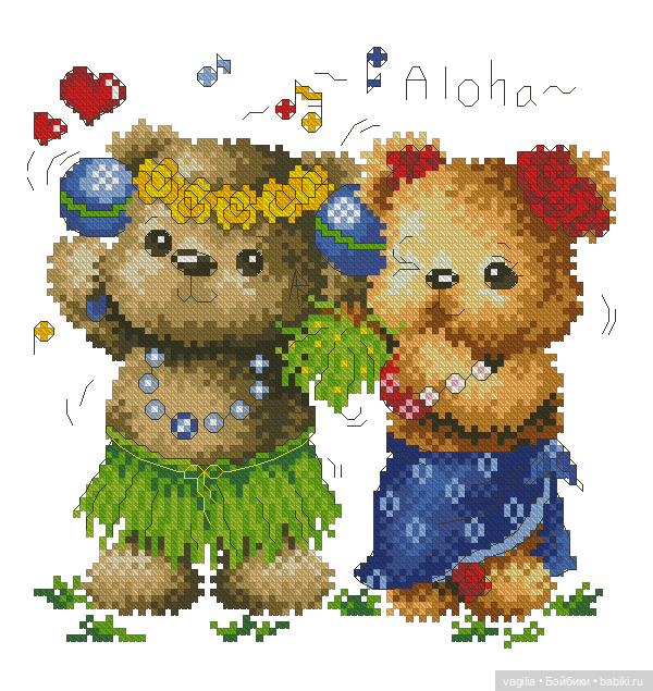 Детская вышивка крестиком