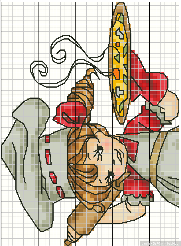 Детская вышивка крестиком