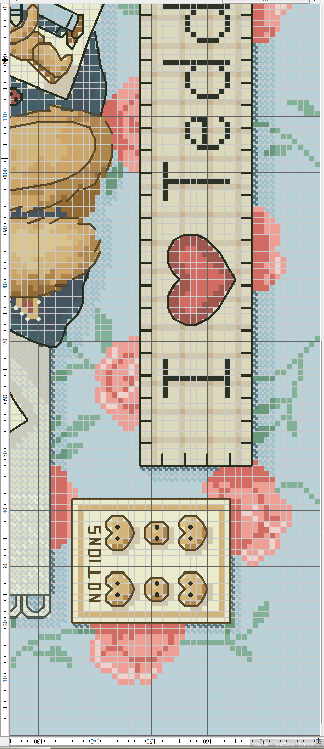 Детская вышивка крестиком