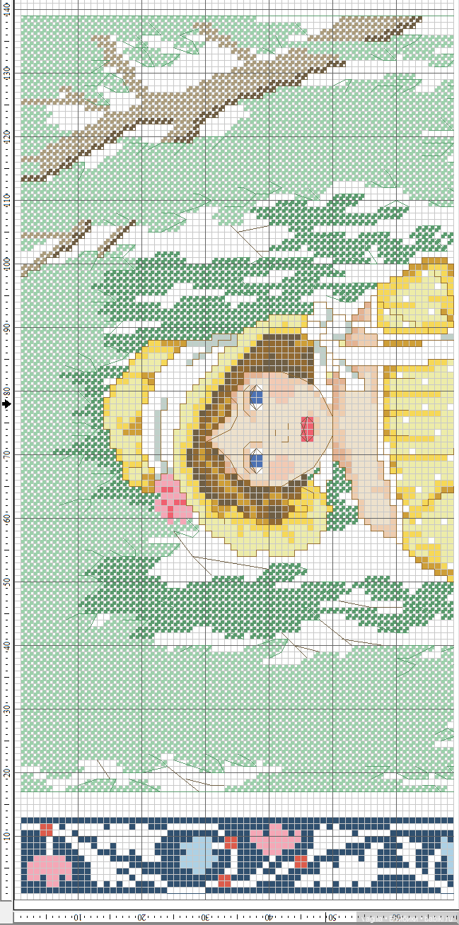 Детская вышивка крестиком