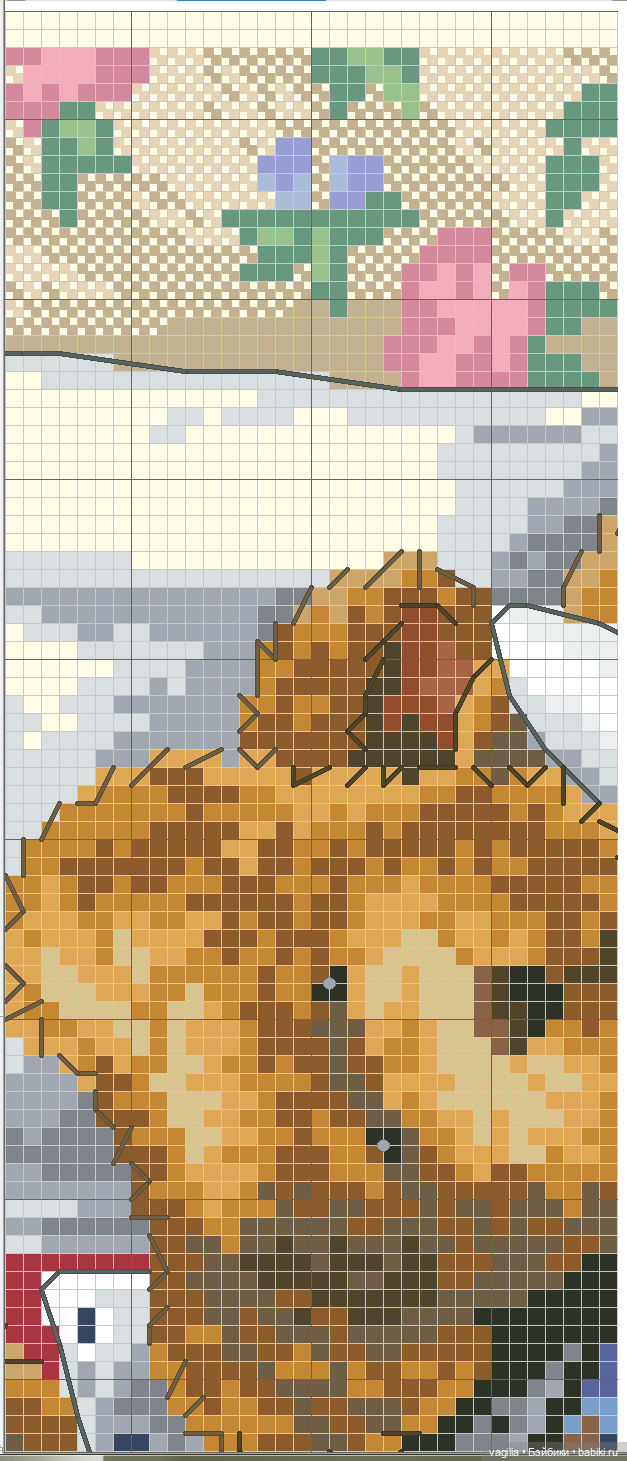 Мишка Тедди крестиком — Схемы вышивки крестом: фото узоров