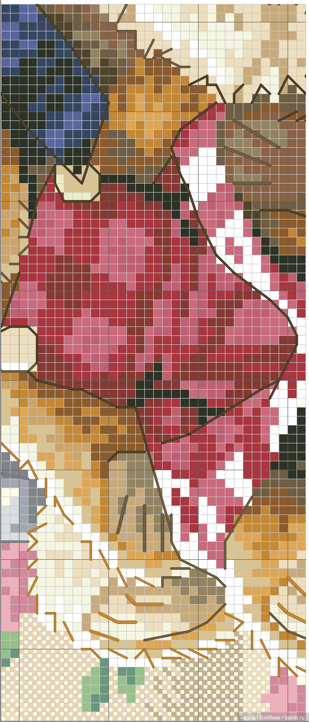 Мишка Тедди крестиком — Схемы вышивки крестом: фото узоров