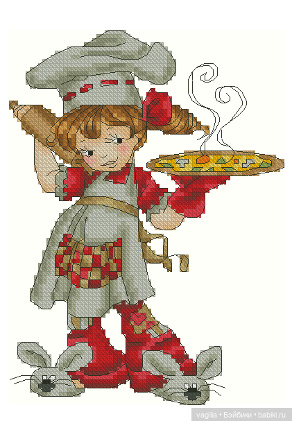 Детская вышивка крестиком