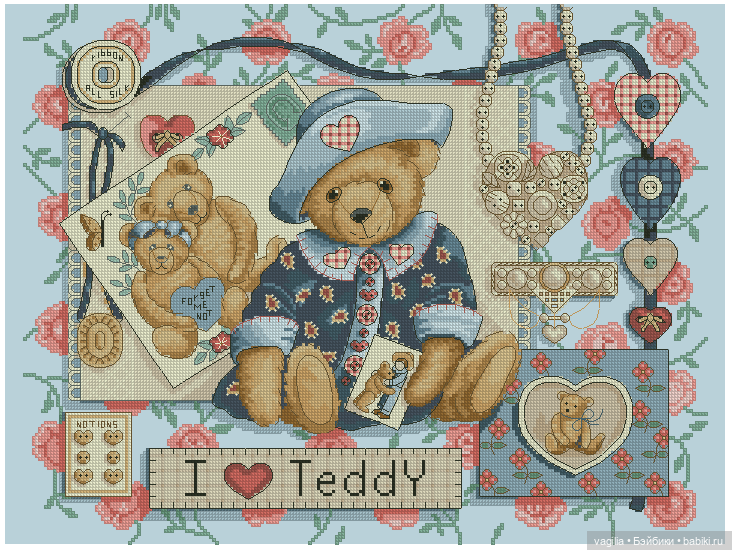 Детская вышивка крестиком