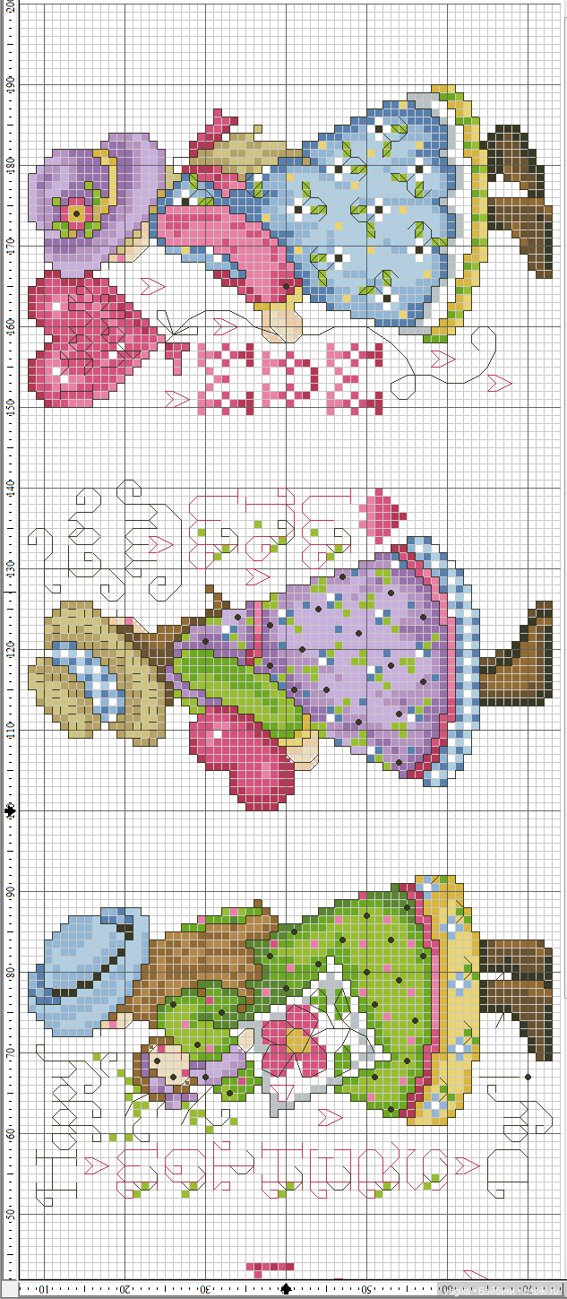 Детская вышивка крестиком