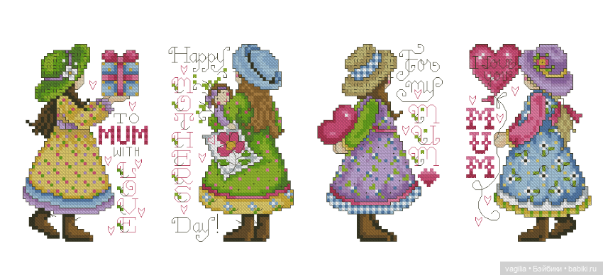 Детская вышивка крестиком (фото 9)