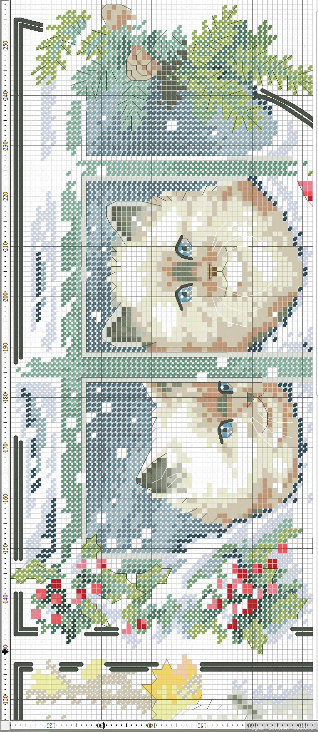 Немного котиков крестиком (фото 8)