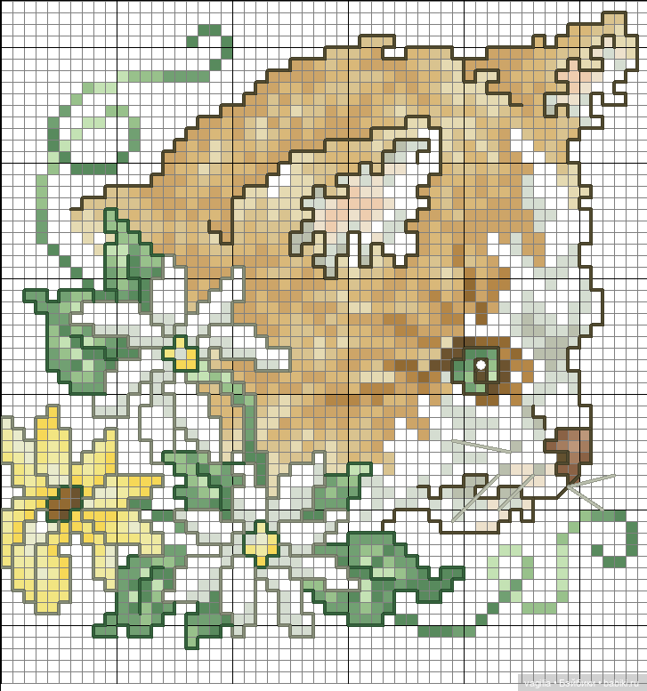 Немного котиков крестиком