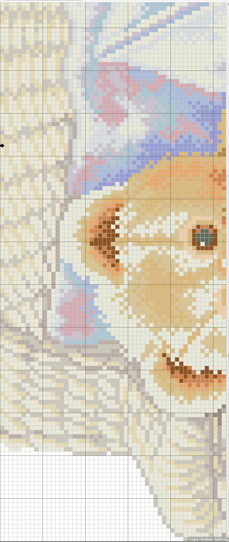 Котики крестиком — Схемы вышивки крестом: фото узоров (фото 10)