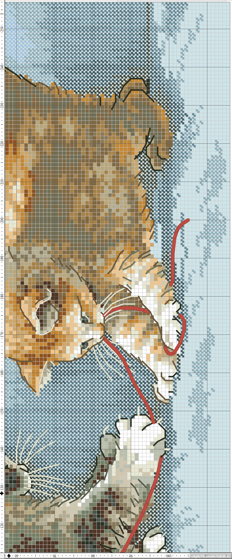 Котики крестиком — Схемы вышивки крестом: фото узоров