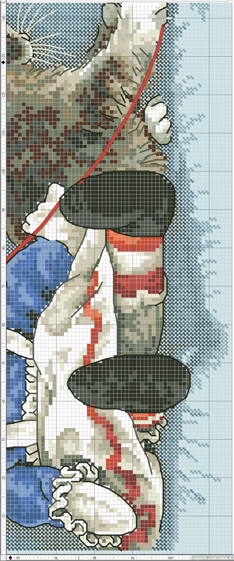 Котики крестиком — Схемы вышивки крестом: фото узоров