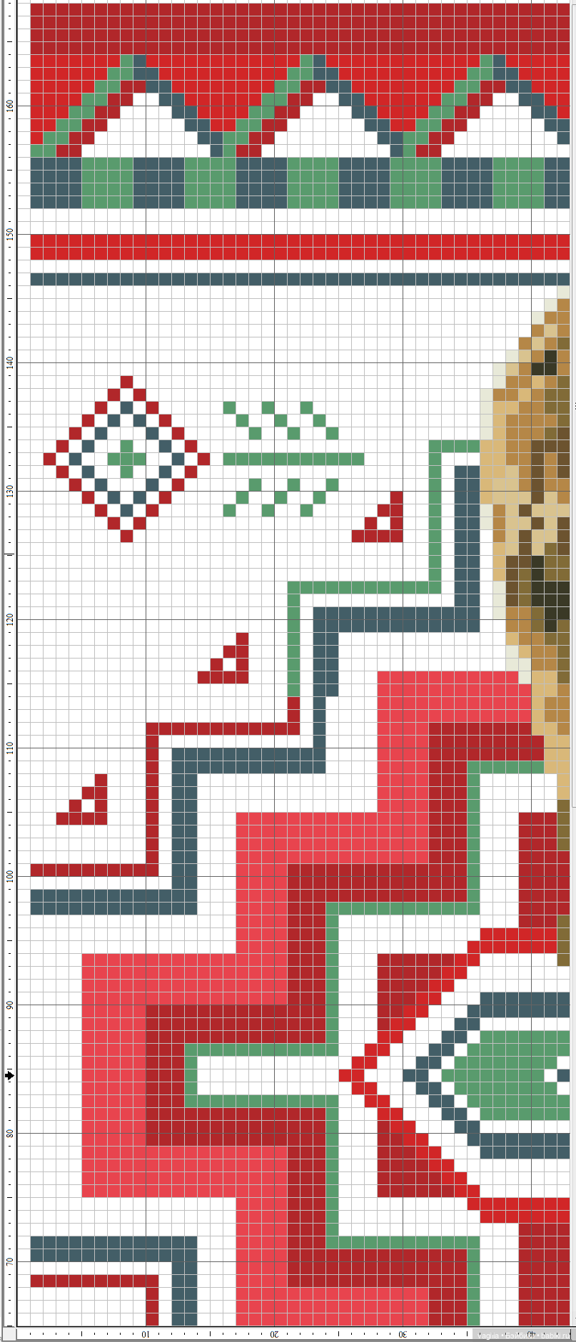 Котики крестиком — Схемы вышивки крестом: фото узоров