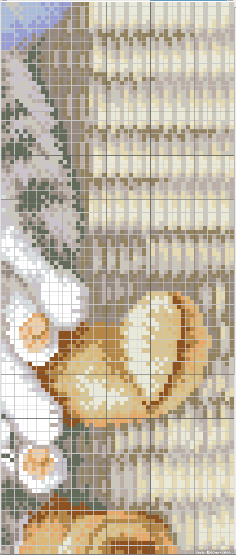 Котики крестиком — Схемы вышивки крестом: фото узоров