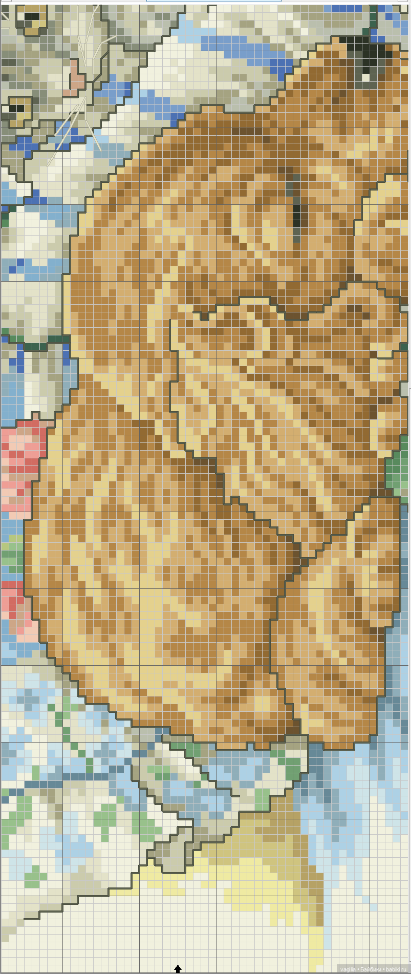 Котики крестиком — Схемы вышивки крестом: фото узоров (фото 3)