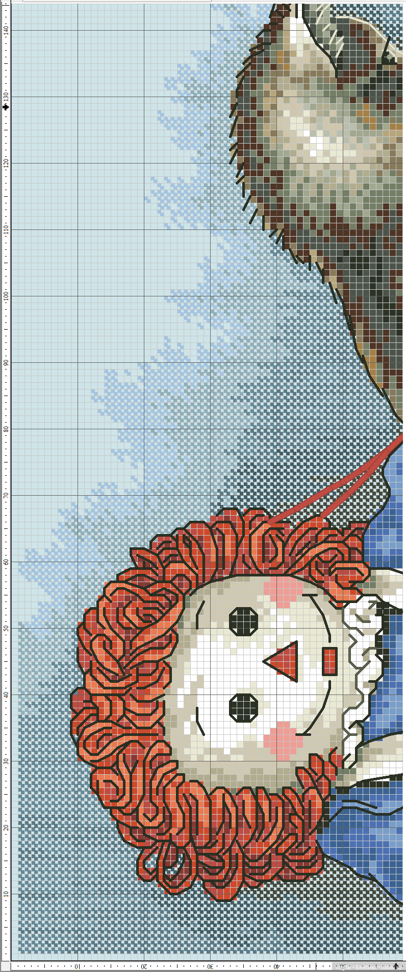 Котики крестиком — Схемы вышивки крестом: фото узоров