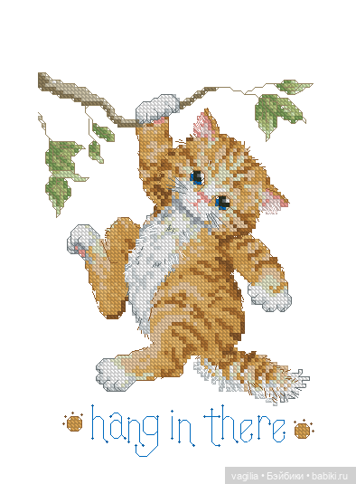 Котики крестиком — Схемы вышивки крестом: фото узоров