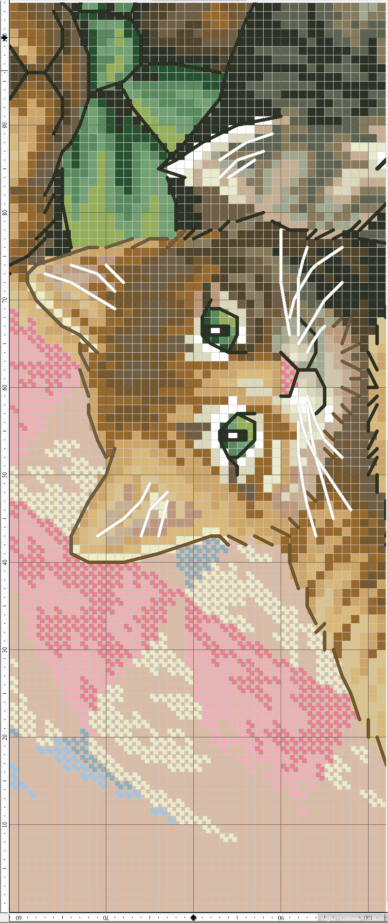 Котики крестиком — Схемы вышивки крестом: фото узоров