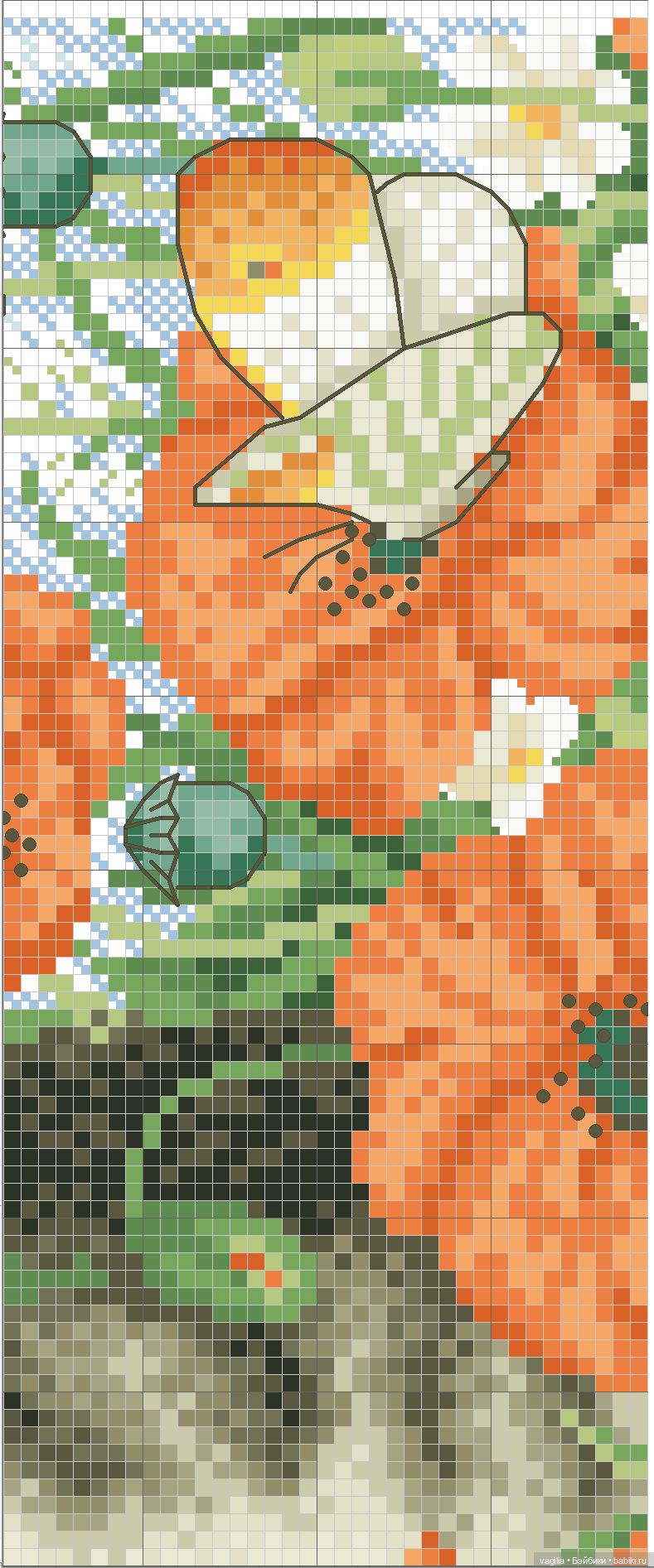 Котики. Вышивка крестиком