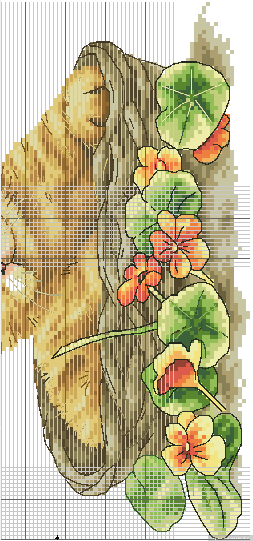 Котики. Вышивка крестиком