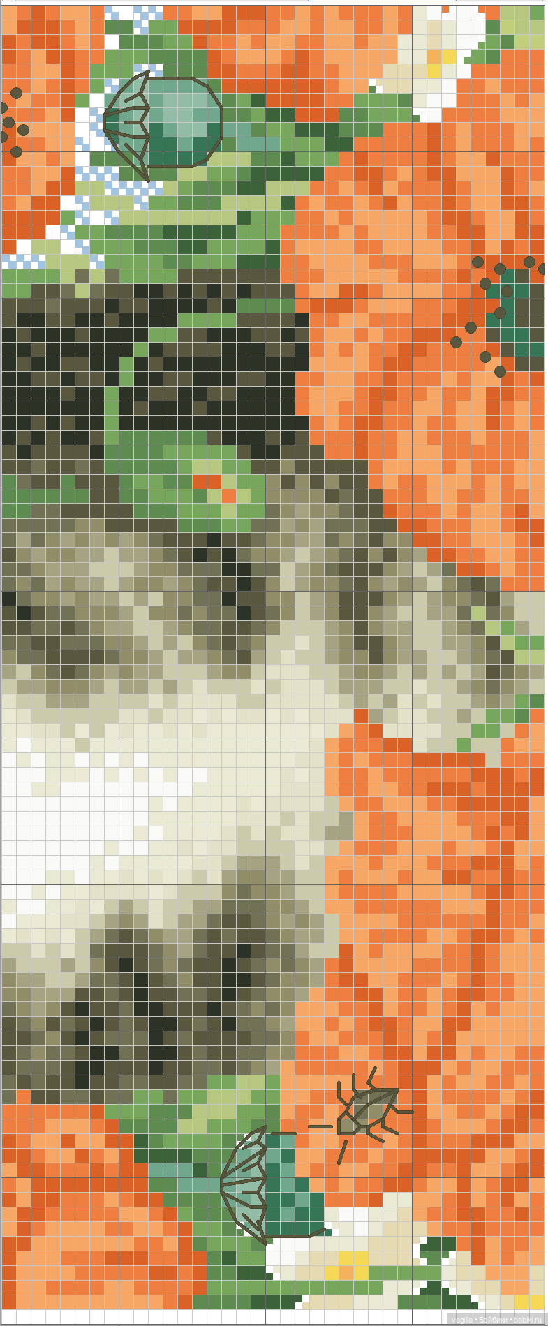 Котики. Вышивка крестиком