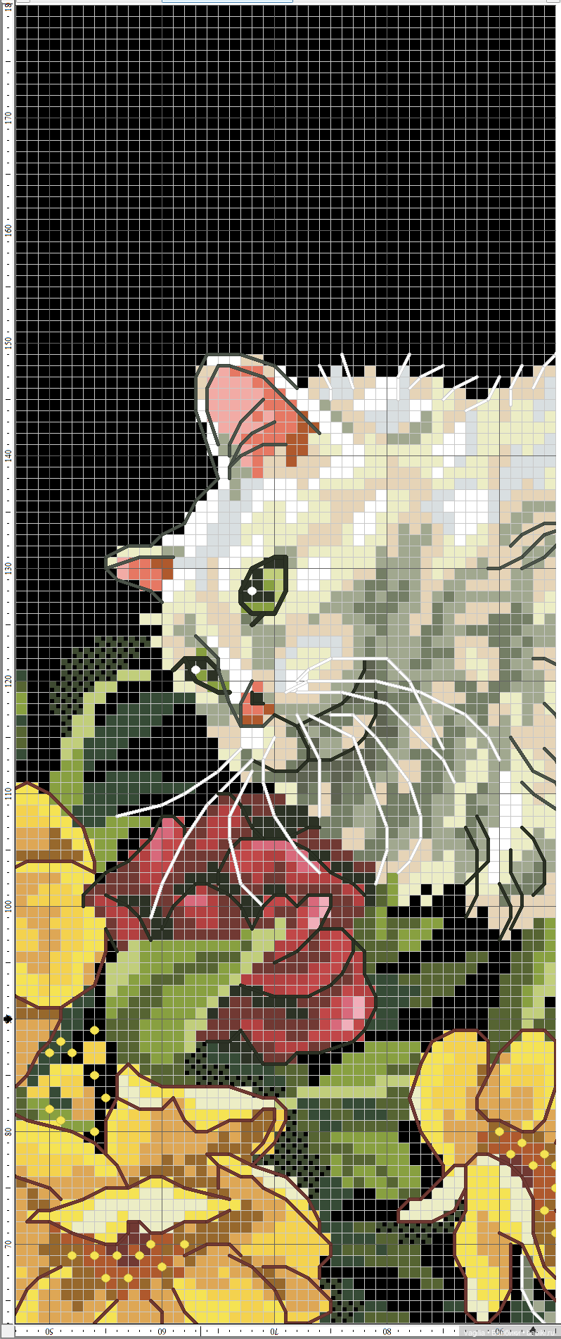 Котики. Вышивка крестиком