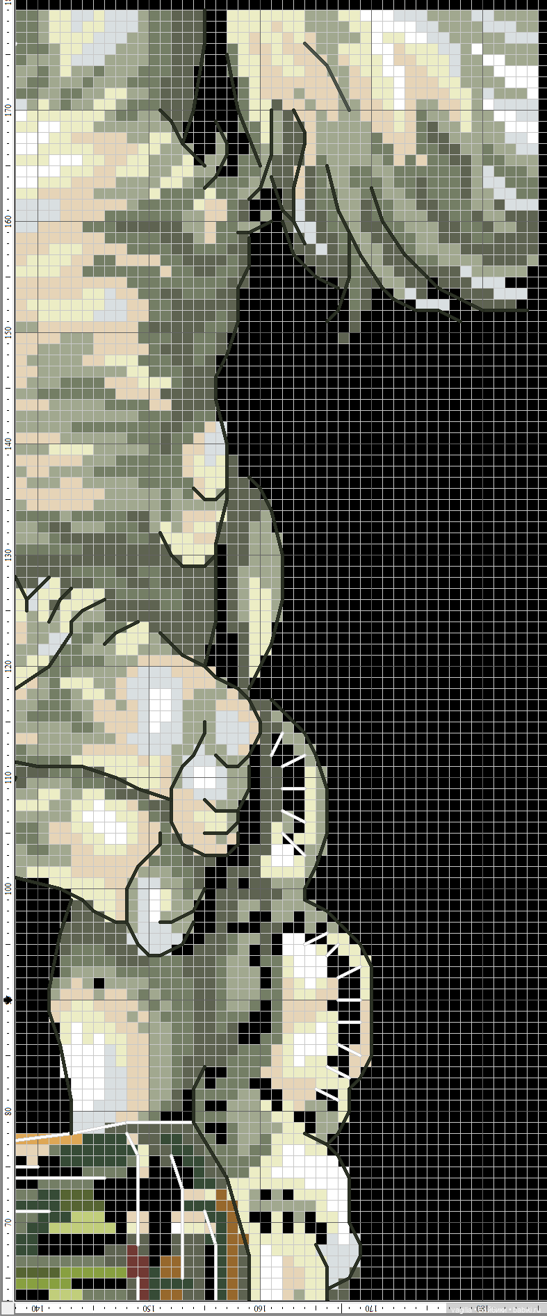 Котики. Вышивка крестиком