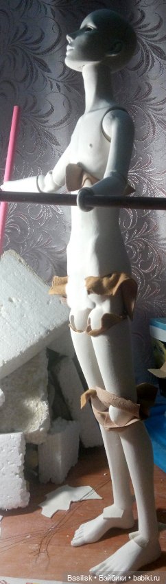 Вторая отминка — Авторские шарнирные куклы своими руками: лепка