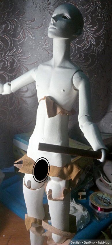 Вторая отминка — Авторские шарнирные куклы своими руками: лепка (фото 2)