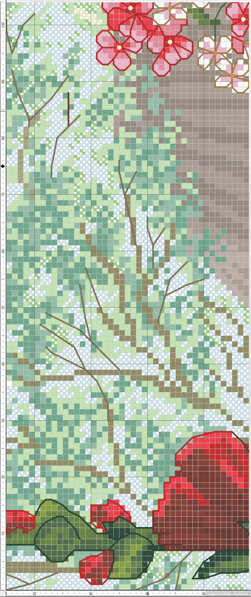 Котики 2 крестиком — Схемы вышивки крестом: фото узоров