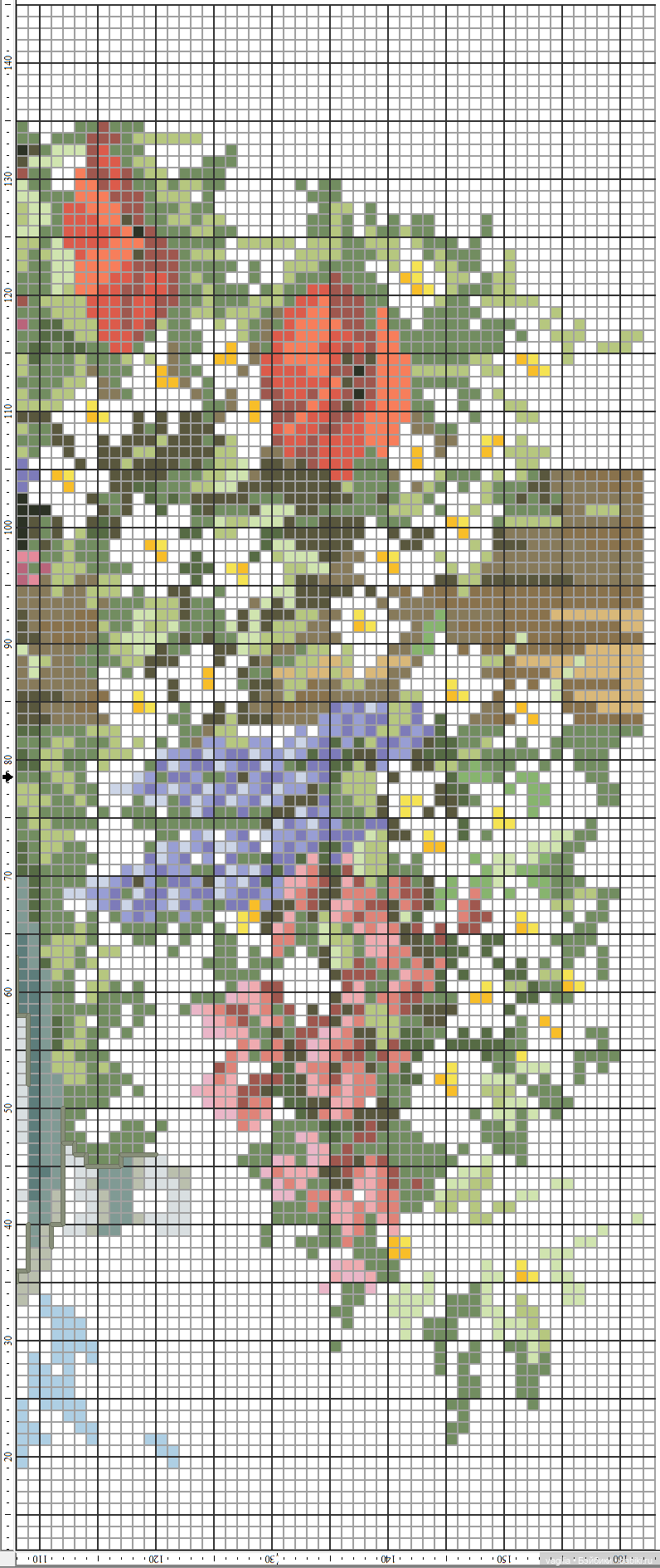 Котики 2 крестиком — Схемы вышивки крестом: фото узоров