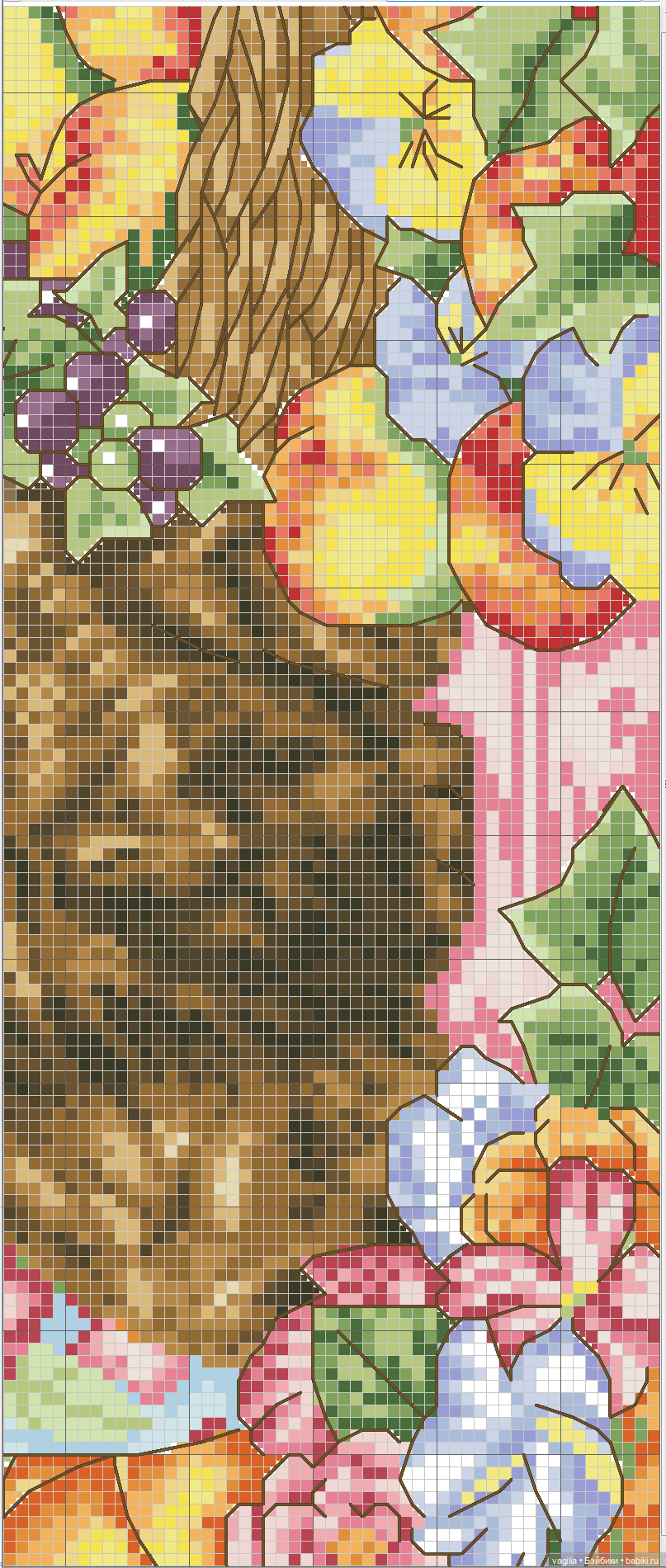 Котики 2 крестиком — Схемы вышивки крестом: фото узоров (фото 4)