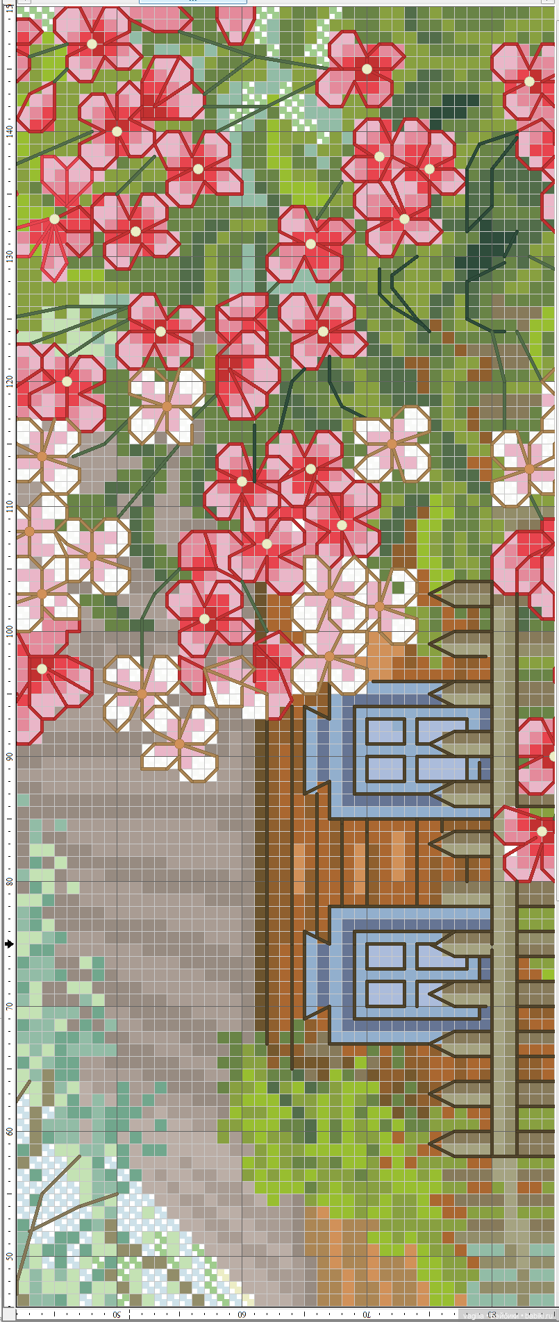 Котики 2 крестиком — Схемы вышивки крестом: фото узоров