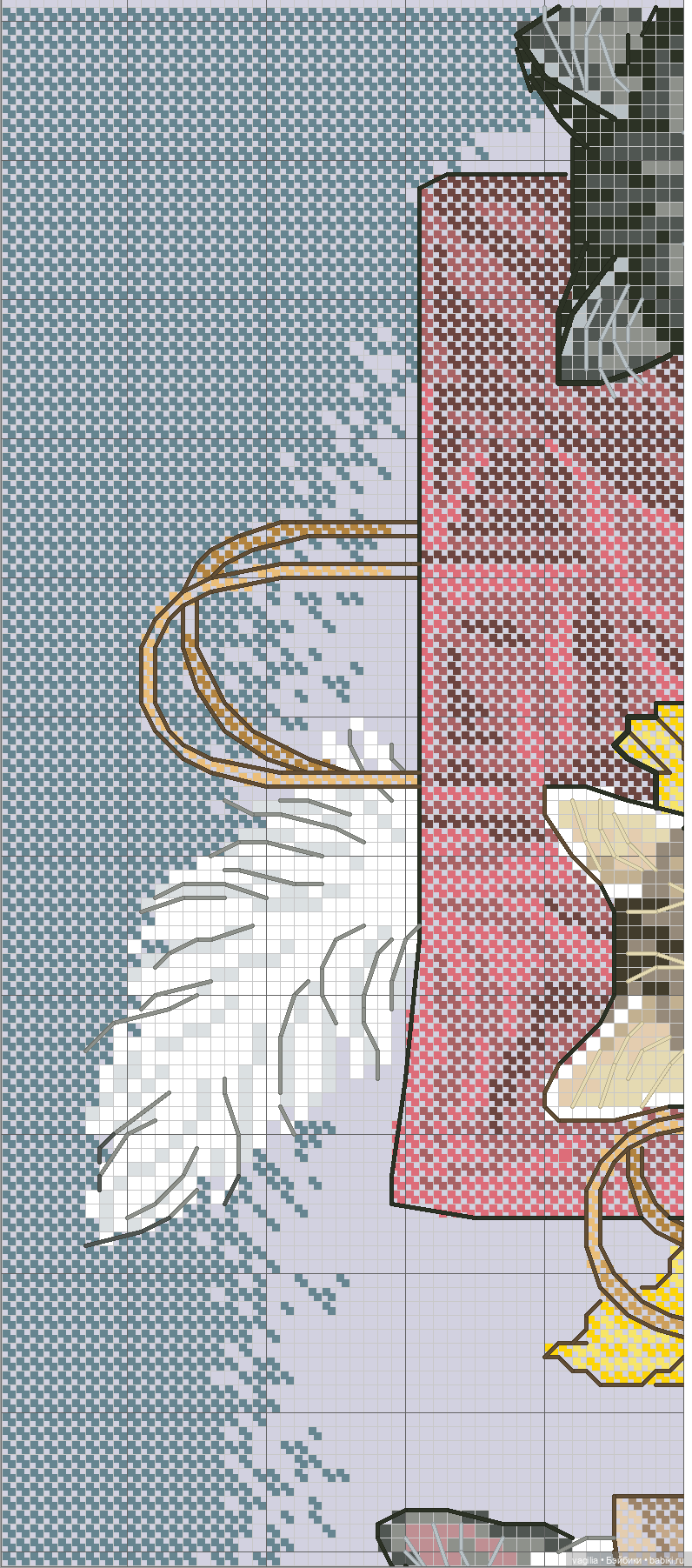 Котики 3 крестиком — Схемы вышивки крестом: фото узоров